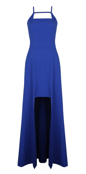 Askılı Yanları Uzun Mavi - Fuşya Elbise - Freak Is The New Black - Online Shop - 2