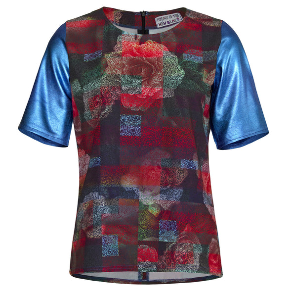 Pixel Çiçek Desenli Tshirt - Freak Is The New Black - Online Shop - 2